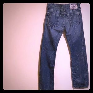 True Religion Denim Speckled Jeans